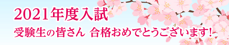 2020年度入試合格実績